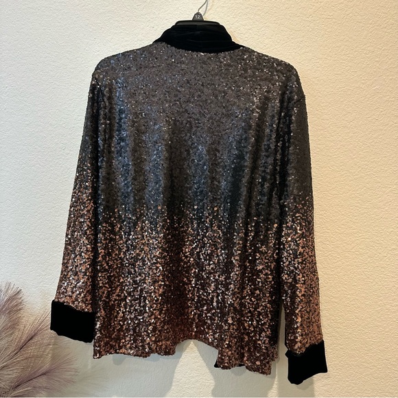 NWT JOHNNY WAS SEQUIN DORIAN KIMONO - Picture 13 of 14